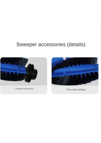 3pcs Cecotec Conga 1090 Robot Vakum Temizleyici Yedek Parçalar Için Ana Fırça Kapağı ve Temizleme Fırçası (Yurt Dışından) modelleri