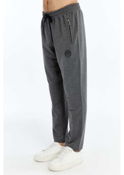 Erkek Gri Fermuar Cepli Düz Paça Eşofman ALT-P601 modelleri