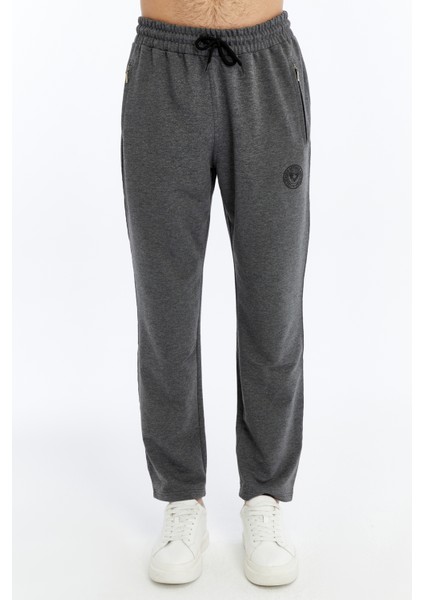 Erkek Gri Fermuar Cepli Düz Paça Eşofman ALT-P601 fiyatları