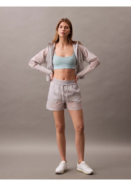 LVGWS5K1364A3-WO - Açık Mavi U Yaka Normal Kalıp Kadın Sporcu Sütyeni