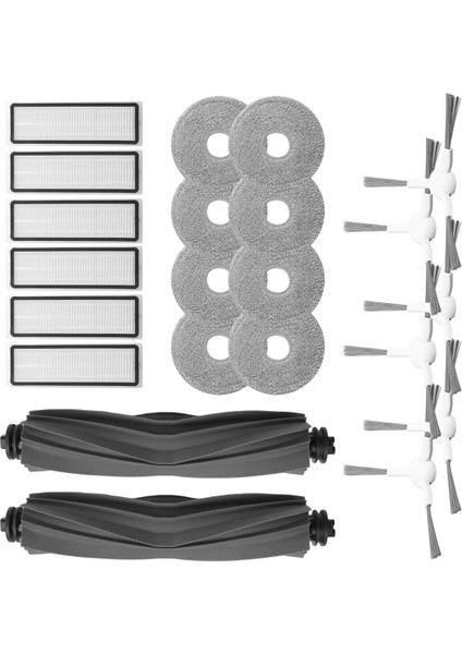 Dreame Bot L10 Prime / L10S Pro / L10 Pro Robot Vakum Ana Yan Fırça Hepa Filtre Mop Bezi Için Yedek Yedek Parçalar (Yurt Dışından) modelleri