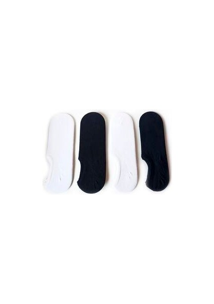 Kadın Düz Desen Nefes Alabilir 4'lü Sneakers Patik Çorap Seti Pamuk/Elastan fiyatları
