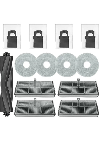 Dreame S30 Pro Ultra Için, X40 Pro Yedek Parçalar Aksesuarlar Ana Fırça Hepa Filtre Mop Bez Tuz Torbaları (Yurt Dışından)