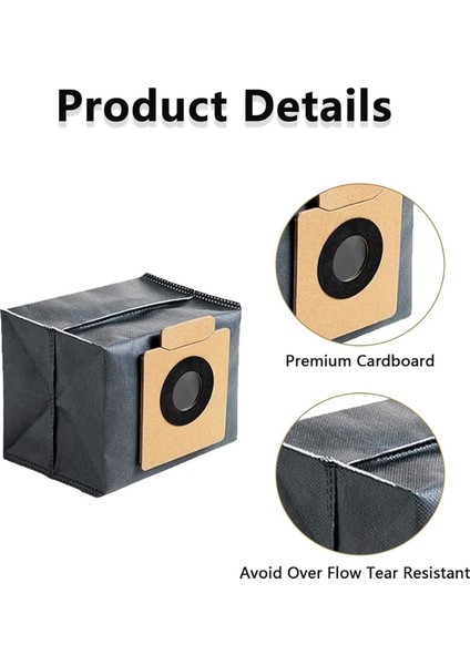 Eufy X10 Pro Omni Için Robot Vakum Temizleyici Ana Yan Fırça Hepa Filtre Mop Padleri Toz Torbaları Aksesuarlar Değiştirme (Yurt Dışından) fırsatları