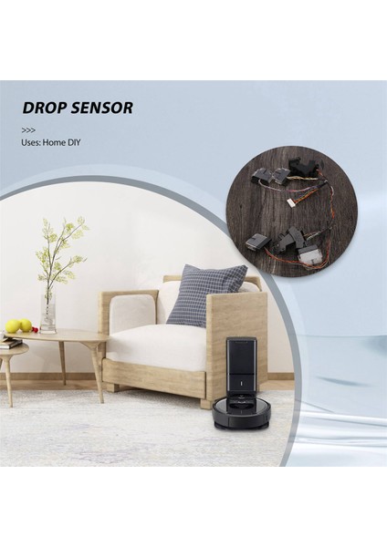 Temiz Robot Montaj Aksesuarları Parçaları Uçurum Sensörleri Tüm Irobot Için Tampon Sensörü Roomba 500 600 700 800 Serisi (Yurt Dışından) modelleri