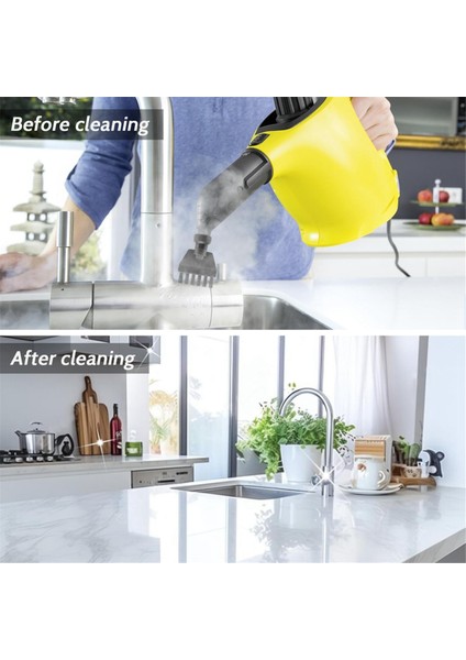 Karcher Sc1 Sc2 Sc4 Sc5 Için Steam Temizleyici Aksesuarları, Fırça Ek Seti Yuvarlak Fırça Setleri Düz Fırça Başlıkları Içerir (Yurt Dışından) modelleri