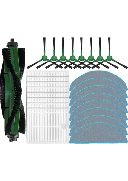 Irobot Roomba Combo Için Aksesuar Kiti Essential / Vac Essential Robot Vakum Süpürücü Ana Yan Hepa Filtre Paspasları Parçaları (Yurt Dışından) modelleri