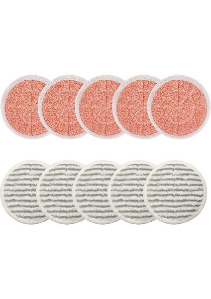 10 Paket Yükseltilmiş Yedek Buhar Paspas Pedleri Köpekbalığı S7001, S7201, S7000, S7000AMZ, S7001TGT Serisi Mop Pedler (Yurt Dışından)
