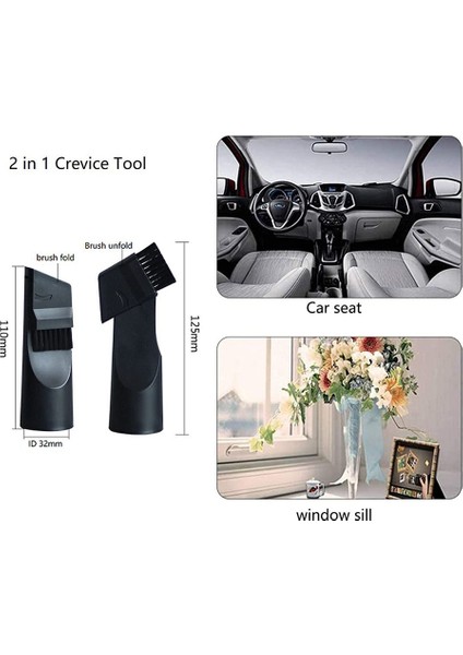 6 Pcs Evrensel Vakum Süpürge Fırçası Meme Ev Tozlama Crevice Merdiven Aracı Kiti 32MM 35MM Vakum Süpürge Aksesuarları (Yurt Dışından) fırsatları