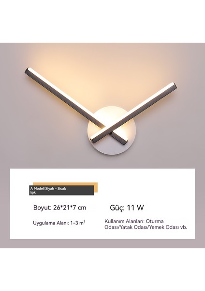 Duvar Lambası Arka Plan Duvar LED Lambası Başucu Lambası (Yurt Dışından)