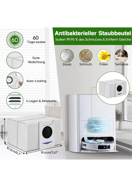 Ecovacs Deebot T20 Omnı Robot Vacum Searikacılar Ana Yan Fırçalar Hepa Filtreler Paspas Bez Toz Torbaları Yedek Parçalar (Yurt Dışından) indirimleri