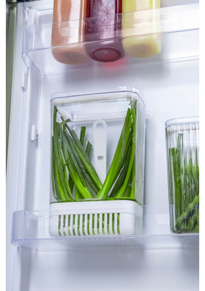 Süzgeçli Yeşillik Saklama Kabı 2,9 Litre fırsatları