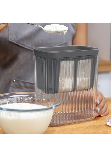 Yoğurt Süzme Filtreli Saklama Kabı 2,2 Litre