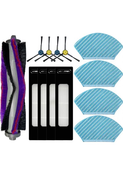 Mıdea M7 / M7 Pro / M7 Max / Eureka NER700 / Fakir Rs 770 Roller Yan Fırça Hepa Filtre Mop Aksesuarları Parçaları (Yurt Dışından)