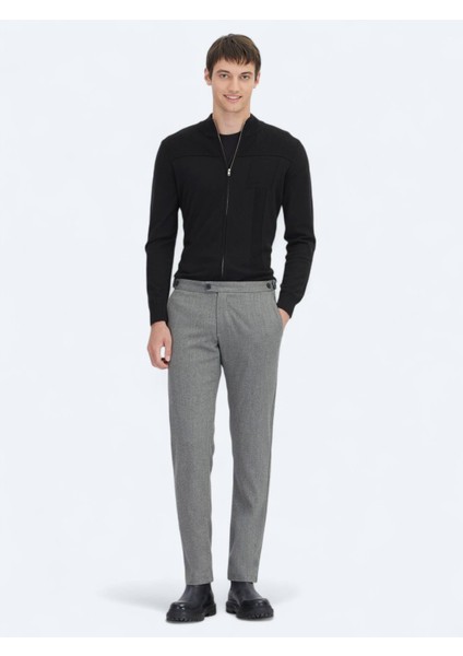 Antrasit Dokuma Regular Fit Casual Pantolon