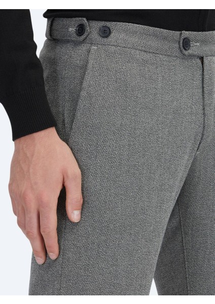 Antrasit Dokuma Regular Fit Casual Pantolon fırsatları