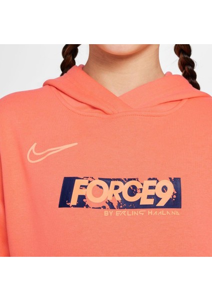 Erling Haaland Club Fleece Hoodie Çocuk Turuncu Sweatshirt modelleri