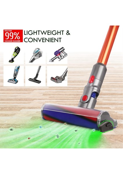 Vakum Süpürge Toz Ekran LED Lamba Güzel Toz, Pet Saç Vacuma Seğerleri Aksersiyeleri Yeşil Işık (Yurt Dışından) fırsatları