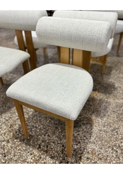 Ahşap Sandalye Tombak Masa (90X180) ve 6 Adet Sandalye Takımı fırsatları