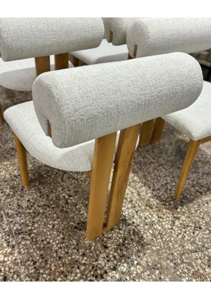 Ahşap Sandalye Tombak Masa (90X180) ve 6 Adet Sandalye Takımı indirimleri