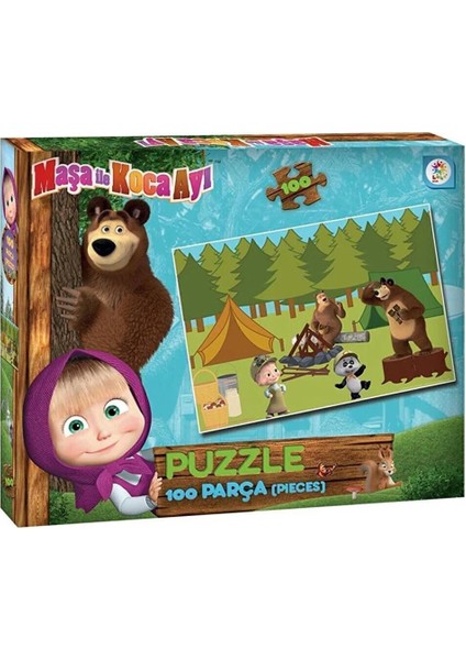 Maşa ve Koca Ayı 100 Parça Puzzle modelleri