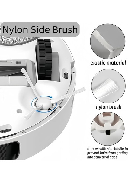 Xiaomi Robot Vakum Için Ana Yan Fırça X20 +/X20 Plus Robot Vakum Süpürge Hepa Filtre Mop Bez Torba Seti (Yurt Dışından) indirimleri