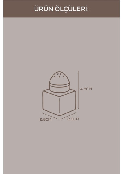 12'li Mini Kare Tuzluk ve Biberlik Seti modelleri