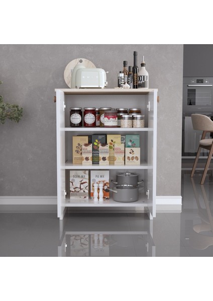 Plus Çok Amaçlı 2 Kapaklı Dolap Sonomo Beyaz fırsatları