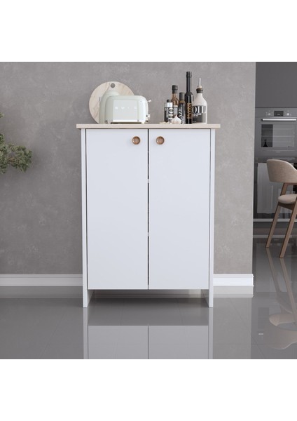 Plus Çok Amaçlı 2 Kapaklı Dolap Sonomo Beyaz indirimleri