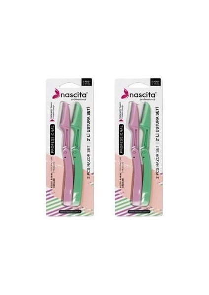 Açılır/kapanır Yüz Ustura Seti 2 Paket