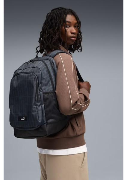 Academy 29L All-Over Print Siyah Sırt Çantası 09115014 Osfa Siyah