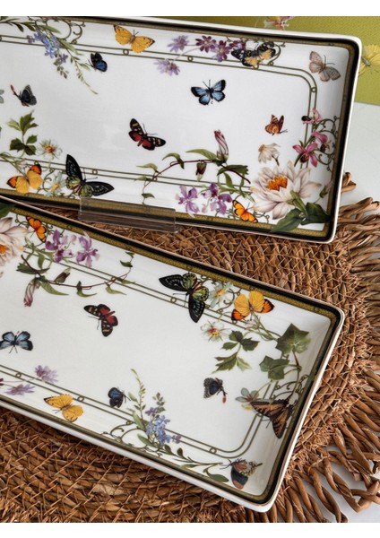 Muse Garden Dikdörtgen Sunum Tabak 2'li Küçük modelleri