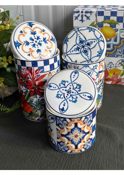 Italy Garden Porselen 3'lü Kavanoz Seti fırsatları