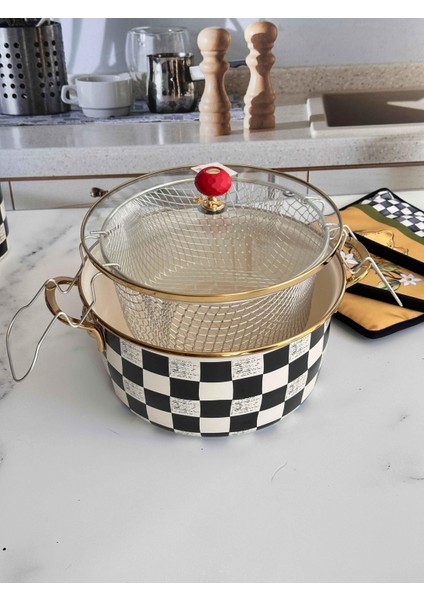 Dama Emaye Kızartma Tenceresi 22 cm modelleri