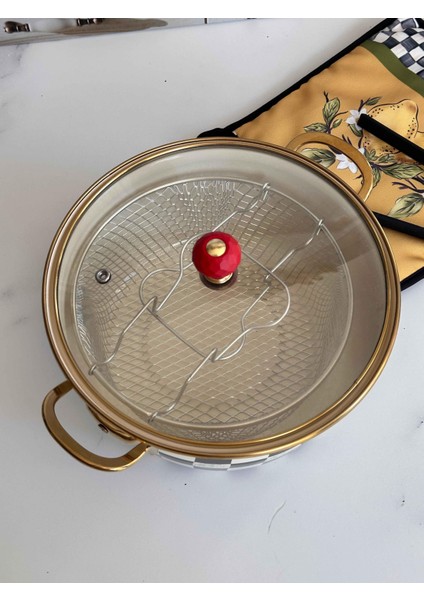 Dama Emaye Kızartma Tenceresi 22 cm indirimleri