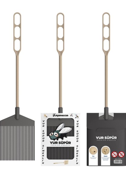 Ergonomik Saplı Dayanıklı Sinek Kovucu – Esnek ve Hafif Plastik Sinek Öldürücü fiyatları