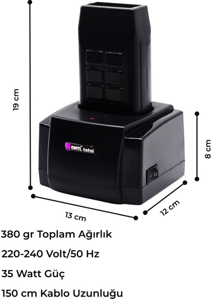 DntlTotal Trio Serisi Tekli 100 ml Kartuş Ağda Makinesi modelleri