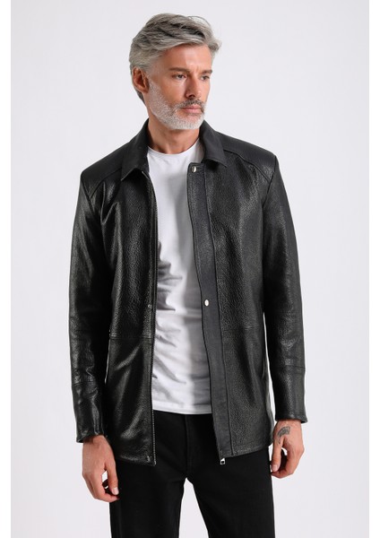 Bruno Erkek Uzun Deri Kaban modelleri