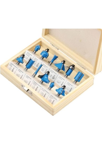 03039 8 mm 12 Parça Ahşap Freze Uç Seti fiyatları