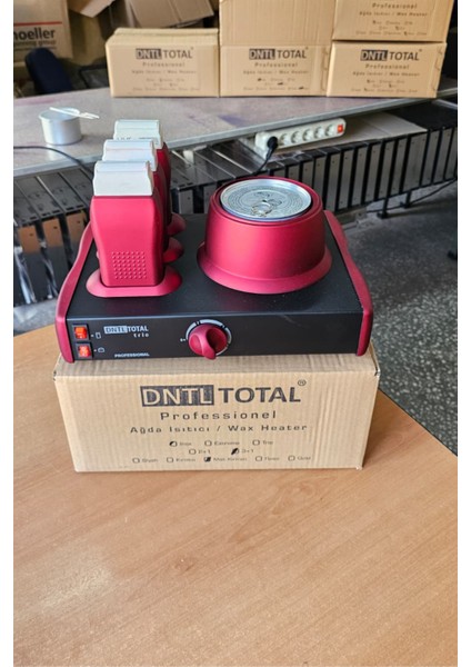 DntlTotal Inox Serisi Bordo-Siyah 3+1 Ağda Makinesi indirimleri