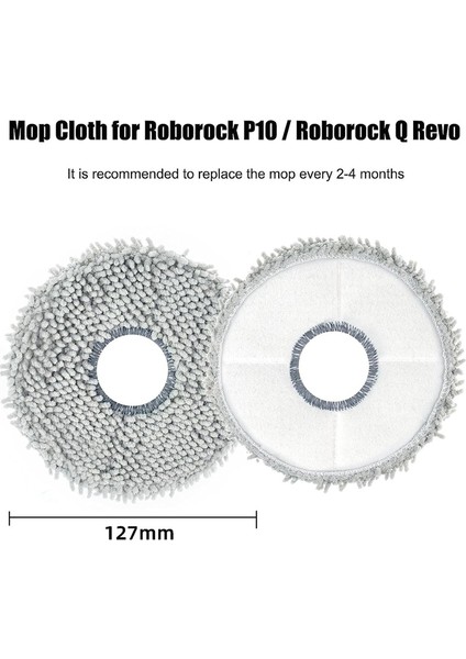 Roborock Q Revo Robot Süpürge Yedek Parçası, Ana Fırça, Yan Fırça, Toz Torbaları, Paspas Bezi Aksesuar Seti (Yurt Dışından) indirimleri