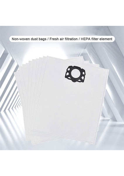 Karcher Wd4/wd5/mv4/mv5 Kolay Filtre Hepa Filtreli Elektrikli Süpürge Dokumasız Toz Toplama Torbası Için Uygundur (Yurt Dışından) modelleri