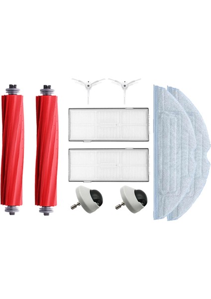 Roborock S7 T7S Plus G10 G10S Pro Vakum Robotu Için 10 Adet Değiştirilebilir Paspas Temizleme Bezi Fırça Filtre Bez Aksesuarları (Yurt Dışından)