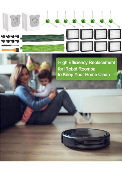 Irobot Roomba I7 I7+ I3 I3+ I4 I4+ I6 I6+ J7 J7+ E5 E6 E7 Emme Istasyonu Için Fırça Yedek Parçaları (Yurt Dışından) fiyatları