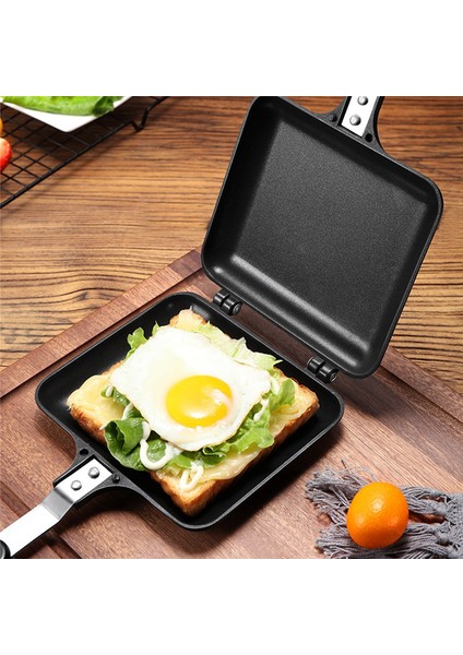 Çift Taraflı Sandviç Tavası Yapışmaz Katlanabilir Izgara Tavası Ekmek Tost Kahvaltı Makinesi Krep (Yurt Dışından) modelleri