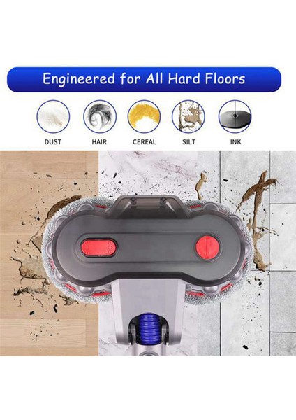 Dyson V6 Serisi ve DC59 DC61 DC62 DC74 Elektrikli Süpürge Için Elektrikli Paspas Başlığı Elektrikli Paspas Aparatı (Yurt Dışından) indirimleri