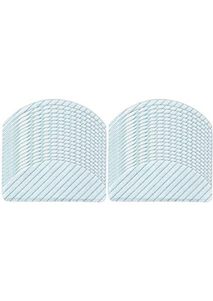 Ecovacs Deebot Ozmo T8 Elektrikli Süpürge Için 240 Adet Mikrofiber Paspas Pedi Yıkanabilir Paspas Bezi Paçavraları (Yurt Dışından)
