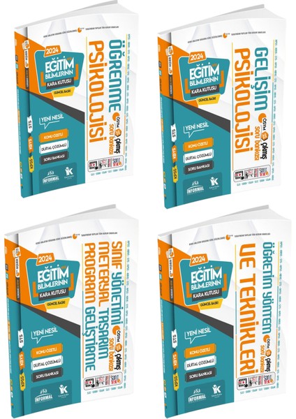 KPSS Eğitim Bilimlerinin Kara Kutusu Modül Konu Ö. Çözümlü Soru Bankası Altın Paket