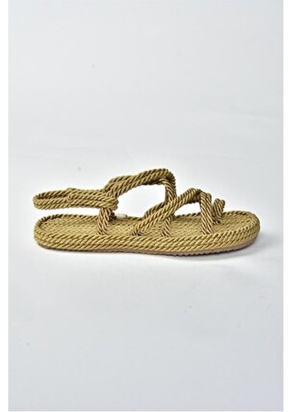 Kadın Sandalet 39 Numara Modern Tasarım Tüm Gün Rahatlık İçin Kumaş Malzeme fırsatları