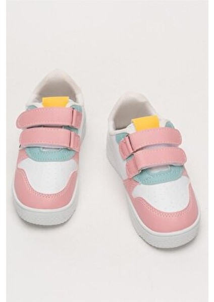 Çocuk Sneaker Spor Ayakkabı PEMBE-MOR